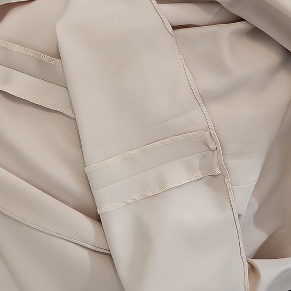 Forever Yours Dress Vintage 90s with Bow Cream Size 8 - Picture 12 of 12